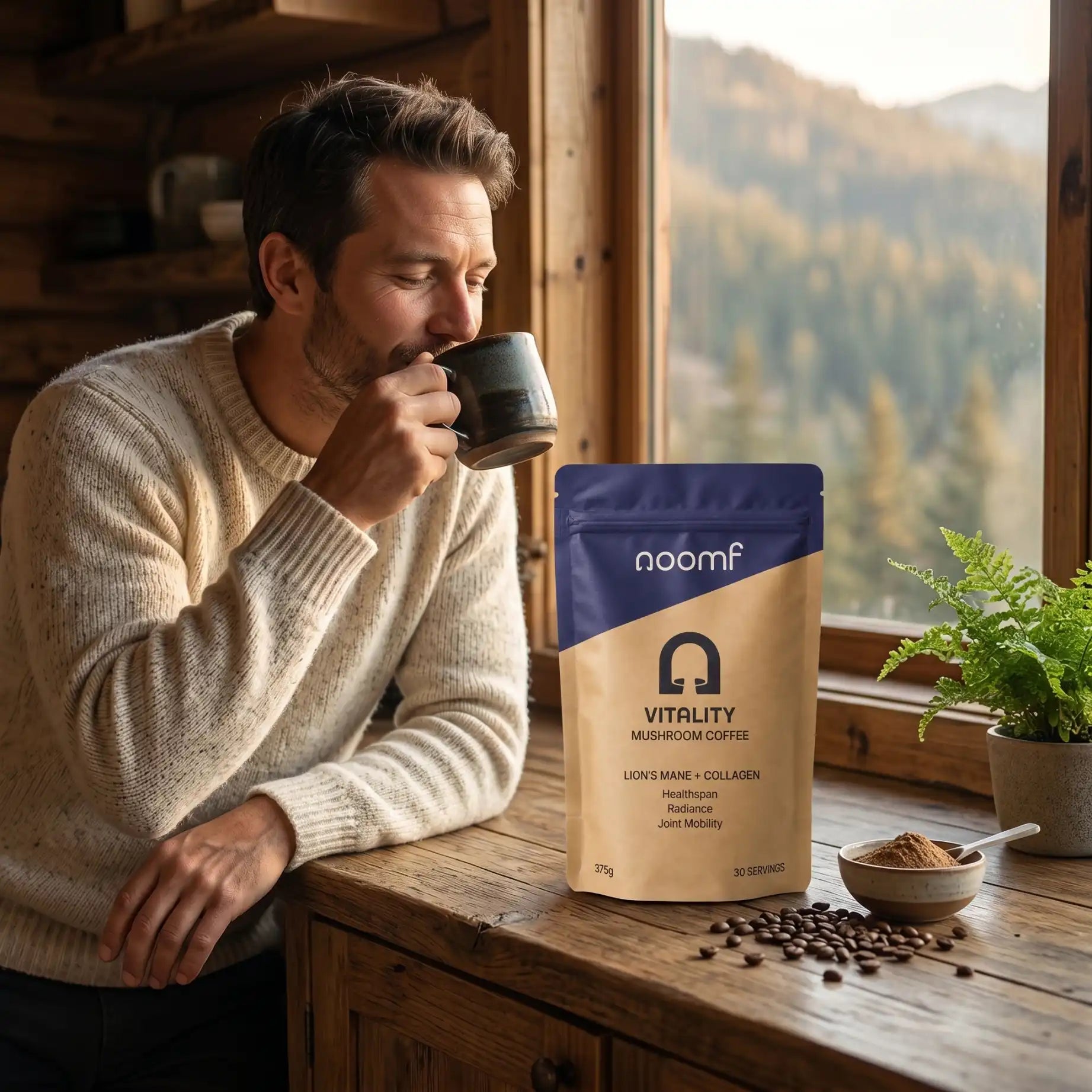 Vitality Lions Mane Mushroom Coffee